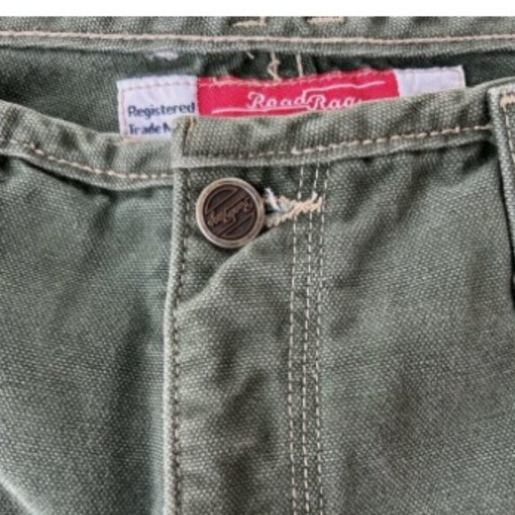 Road Rags Jean Co Vintage Women’s Shorts Green Denim Juniors Size 13/14 - Picture 5 of 9
